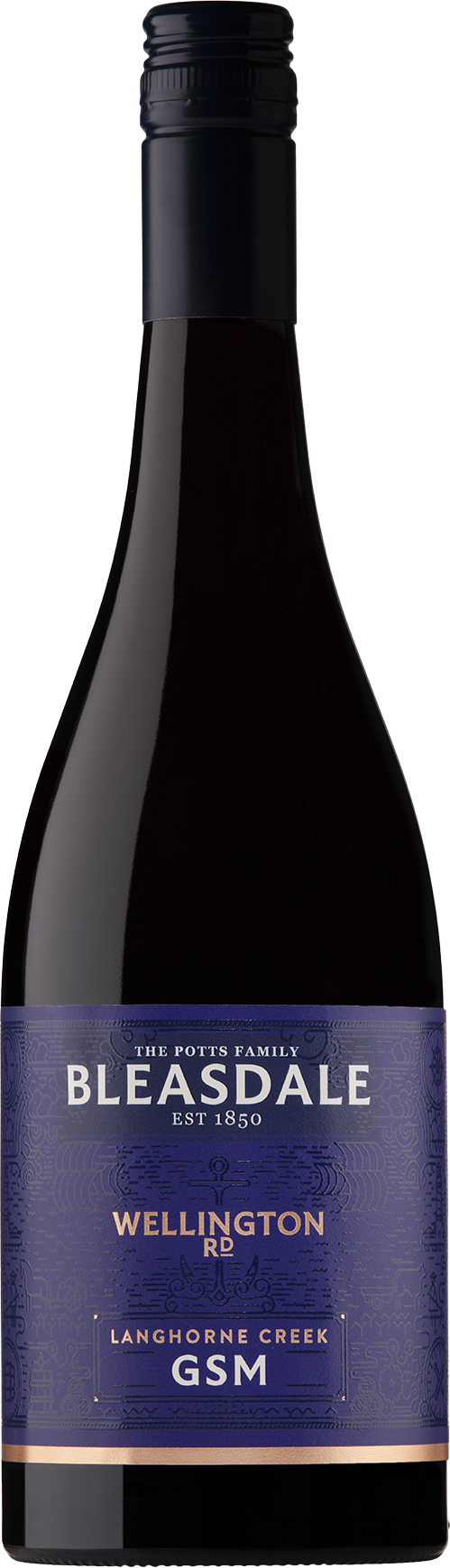 Bleasdale Vineyards Wellington Road GSM 2024 bottle — Langhorne Creek